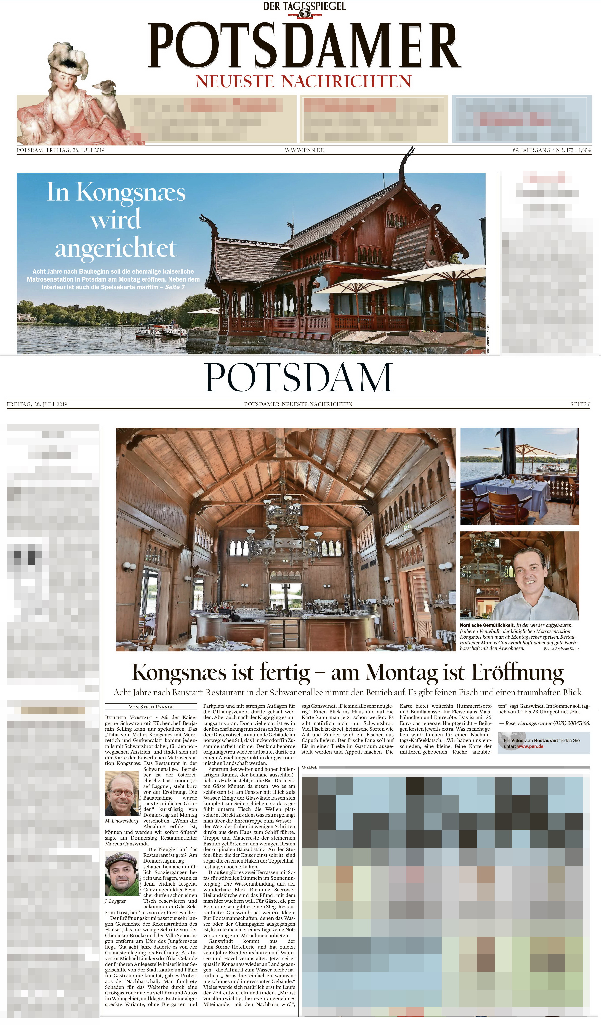 Potsdamer Neueste Nachrichten 26.07.2019