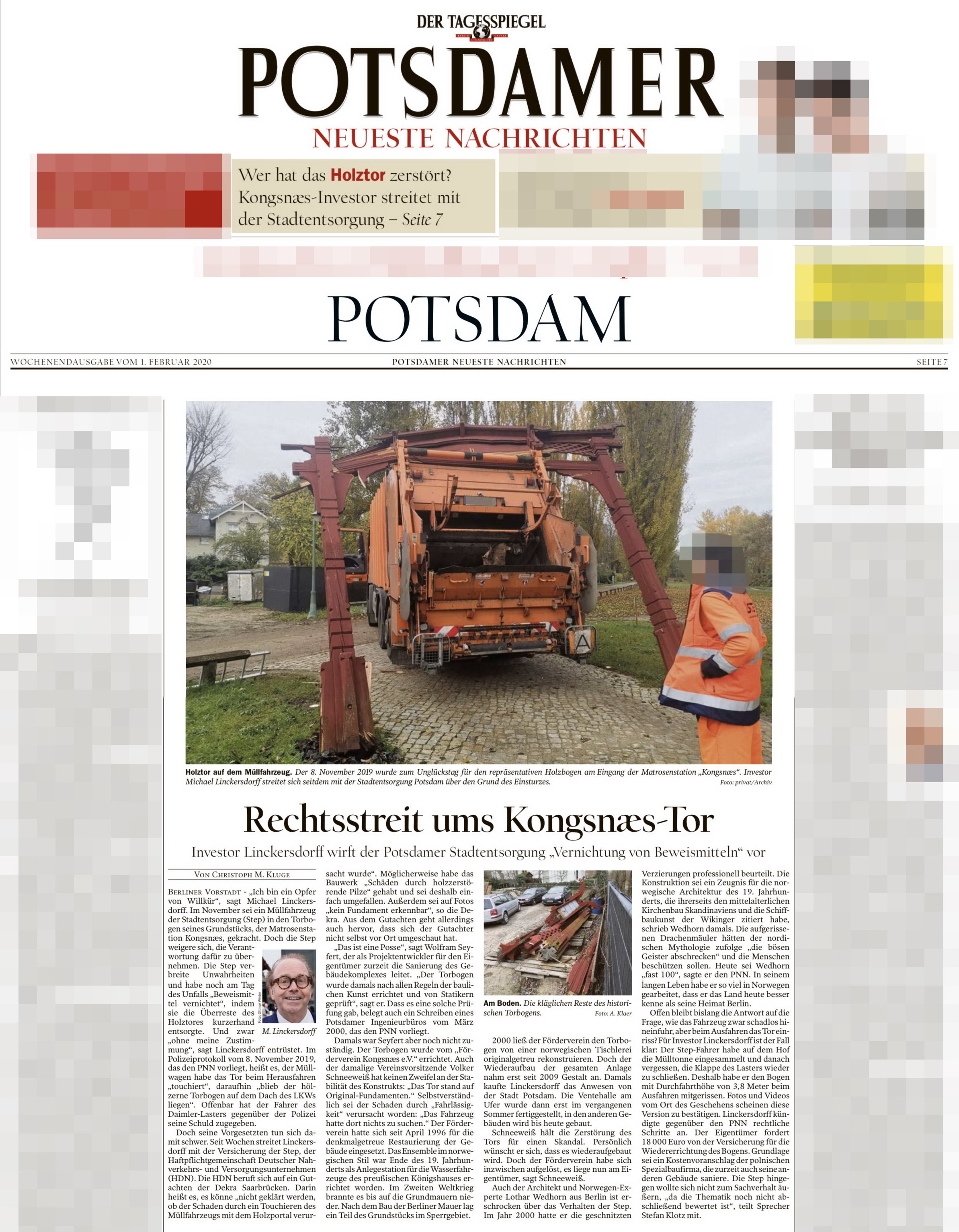 Potsdamer Neueste Nachrichten 01.02.2020