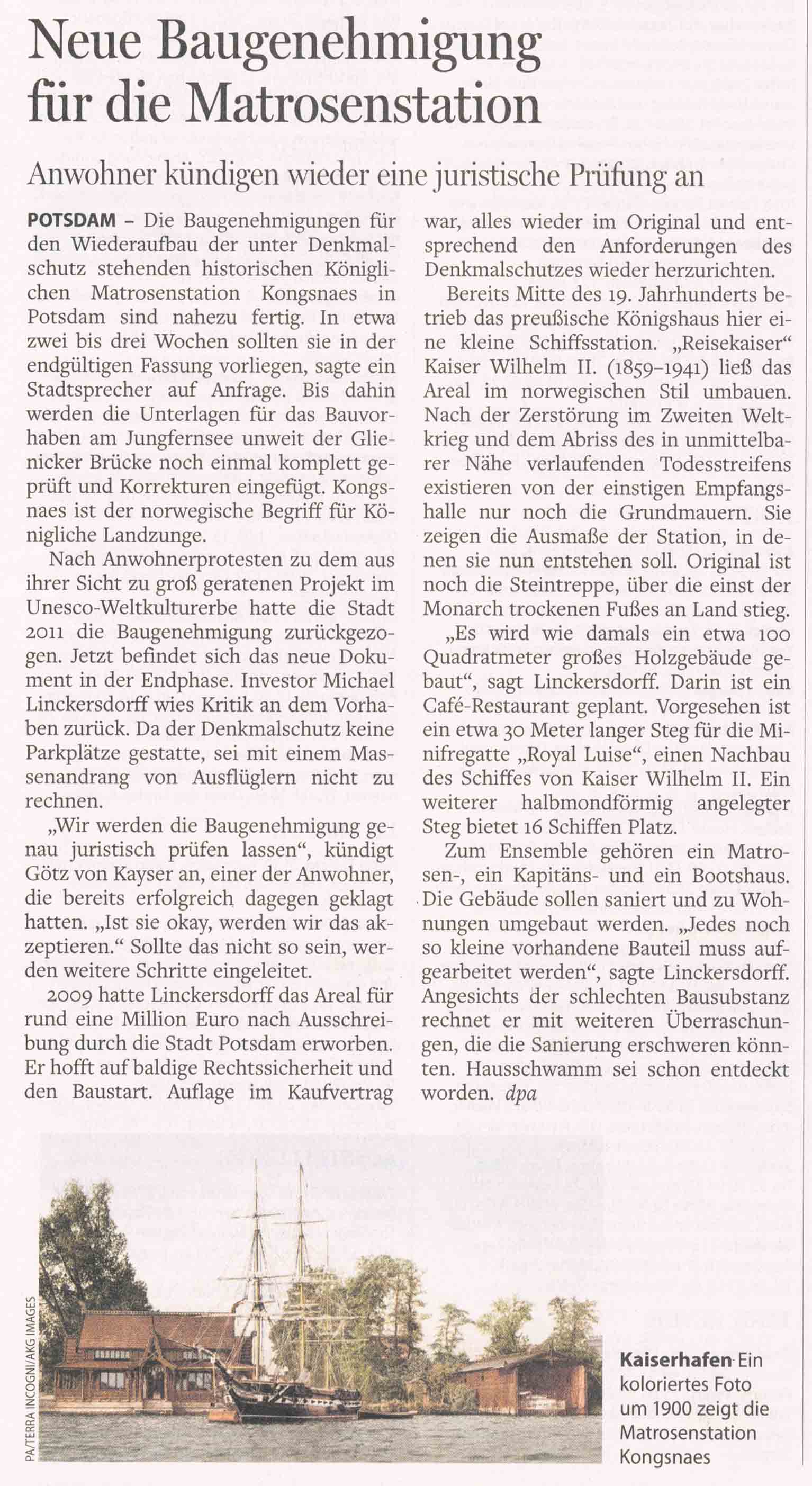 Berliner Morgenpost - 30.07.2013