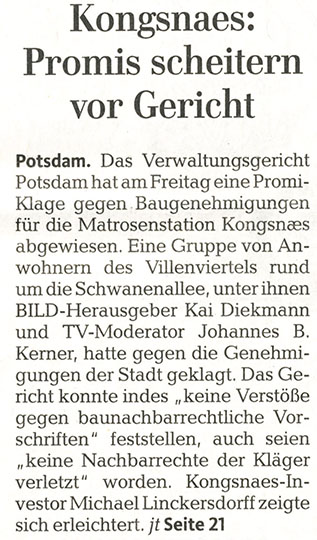 Mrkische Allgemeine - 22.05.2016