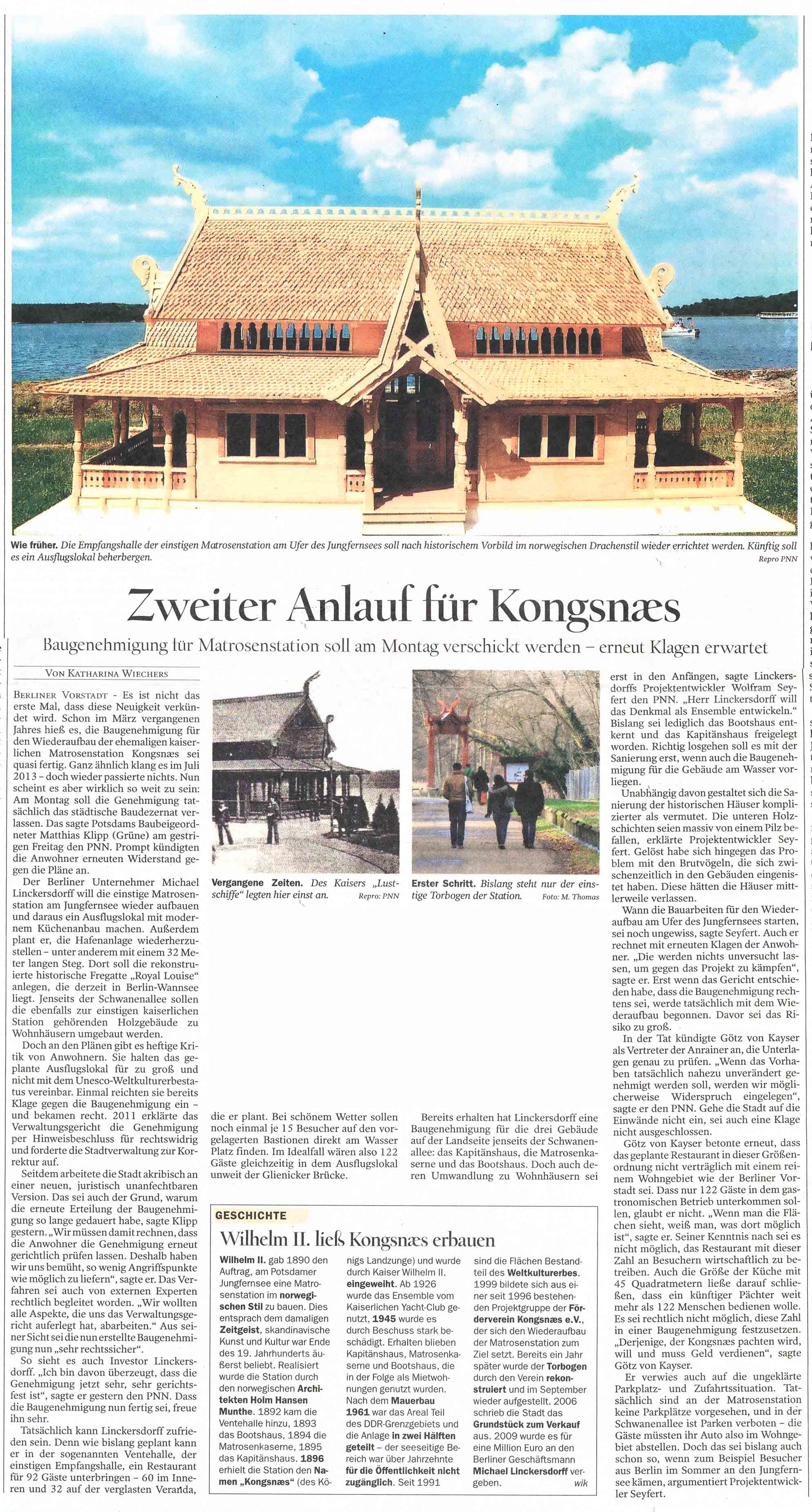 Potsdamer Neueste Nachrichten - 04.01.2014